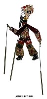 藏品(皮影戲偶—武髯)的圖片